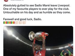 Sadio Mane Tinggalkan Liverpool, Netizen Tulis Pesan Menyentuh