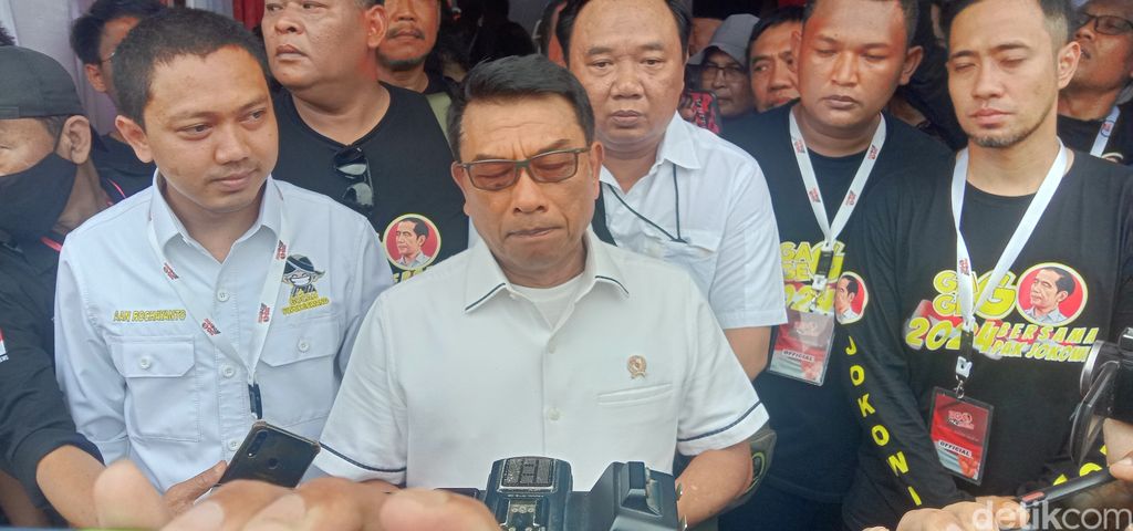 Moeldoko saat menghadiri acara Relawan Plat K di Jepara, Minggu (19/6/2022).