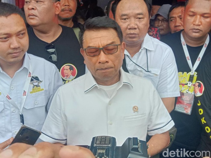 Moeldoko saat menghadiri acara Relawan Plat K di Jepara, Minggu (19/6/2022).