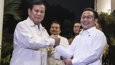 Momen Prabowo-Cak Imin Malam Mingguan Bareng di Kertanegara