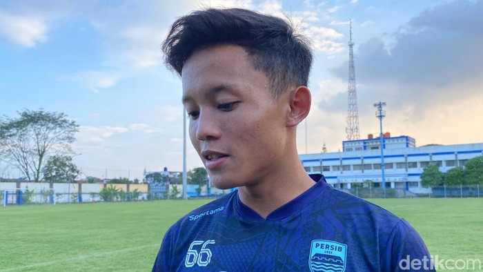 Pemain muda Persib Arsan Makarim.