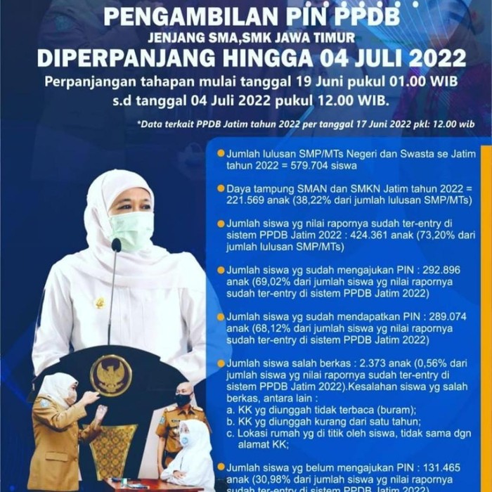 pengambilan pin ppdb jatim