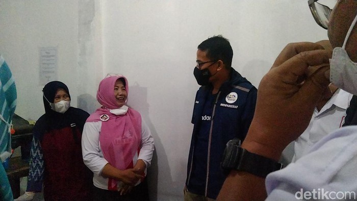 Sandiaga Uno saat kunjungan kerja ke Kabupaten Kuningan.