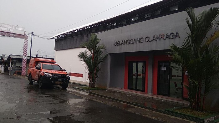 Turnamen fustal berujung ricuh di Purwokerto, Banyumas, Minggu (19/6/2022).