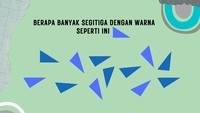 Berapa jumlah segitiga yang memiliki warna seperti di gambar?