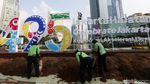 Bundaran HI Bersolek Sambut Jakarta Hajatan ke-495