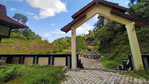Dam Pengalih Bendungan Mila di Desa Saneo, Kabupaten Dompu, Nusa Tenggara Barat (NTB).