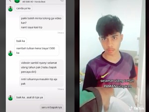 Driver Ojol Diminta Kirim Kue Ultah dan Nyanyi untuk Pelanggannya