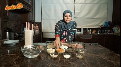 Pakai Paduan Marmer dan Kayu, Ini Nuansa Dapur Aurel Hermansyah