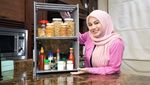 Pakai Paduan Marmer dan Kayu, Ini Nuansa Dapur Aurel Hermansyah