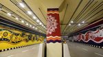Mural Warna-warni Ramaikan Underpass yang Baru Beroperasi di New Delhi