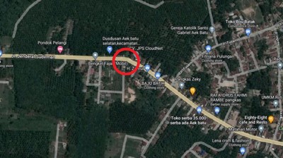 Ini Lokasi Tabrakan Maut 2 Bus di Jalinsum Labusel, Sumut