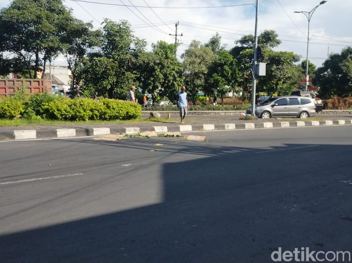 Lokasi kecelakaan di Surabaya