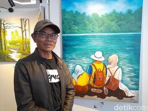 Lukisan Penantian Kang Emil Karya Ucok Dibeli RK Rp 10 Juta!