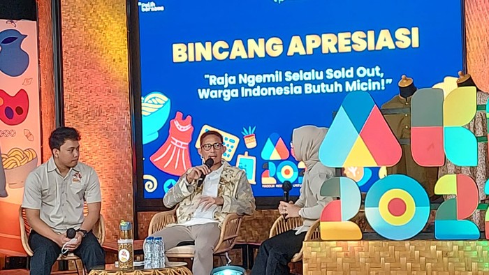 Menparekraf Sandiaga Uno menghadiri AKI di Tasikmalaya.