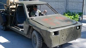 Mobil Reli Disulap Jadi Kendaraan Perang di Ukraina, Sangar !