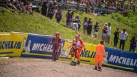 Ini menjadi gagal finis yang keempat bagi Bagnaia di musim ini, atau yang kedua secara beruntun. Jumlah itu lebih banyak dari kemenangan yang sudah ia raih, yakni dua kali, masing-masing di Jerez (Spanyol) dan Mugello (Italia). Getty Images/Steve Wobser