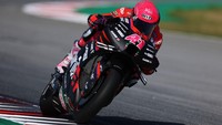 Aleix Espargaro sempat amankan posisi ketiga. Namun di akhir-akhir balapan, dirinya melebar dan disalip Jack Miller (Getty Images)