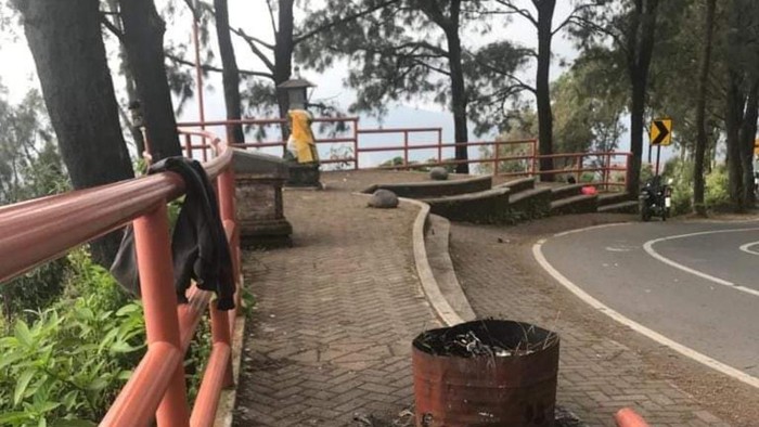 Motor korban yang hilang di Gunung Bromo