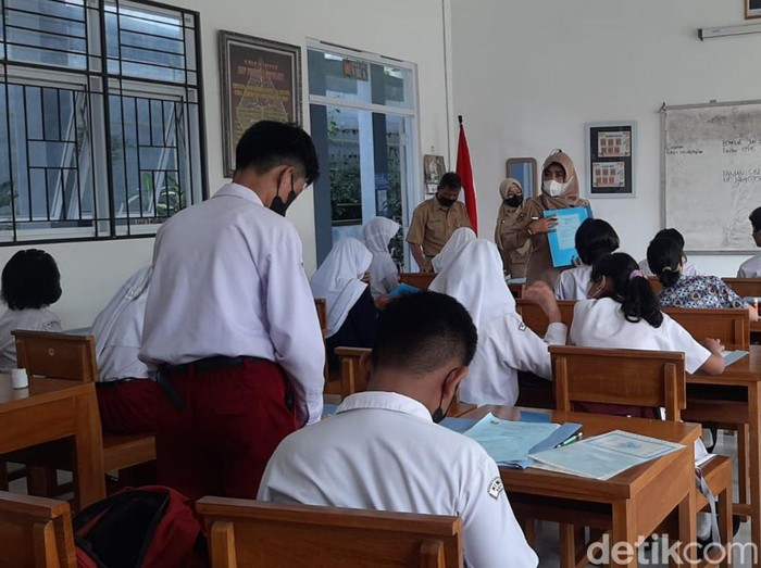 PPDB di SMPN 1 Boyolali, Senin (20/6/2022).
