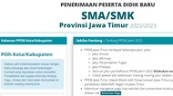 Link Pendaftaran dan Jadwal Lengkap PPDB SMA-SMK Jatim 2022
