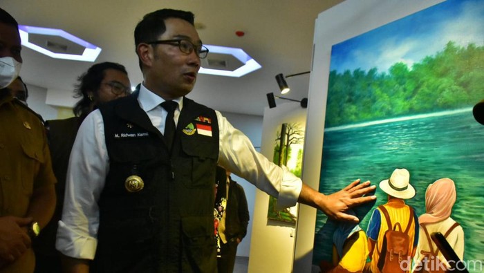 Ridwan Kamil di Gedung Creative Center Sumedang, Senin (20/6/2022)