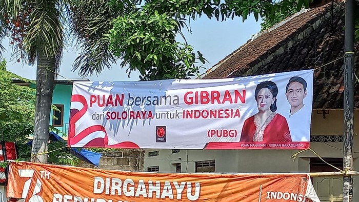 Spanduk Puan-Gibran untuk Indonesia (dok. Istimewa).