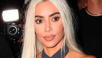 Menggunakan teknologi yang sama, wajah Kim Kardashian berada di urutan kedua tercantik di dunia dengan skor 91,39%. Foto: Dr Julian De Silva