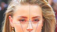 Dilansir dari Daily Mail, Selasa (21/6/2022) analisis wajah Heard diklaim sangat akurat dengan standar kecantikan menurut perhitungan rumus matematika Greek Golden Ratio of Beauty Phi, yakni dengan proporsi 1,618. (Foto: Dr Julian De Silva)