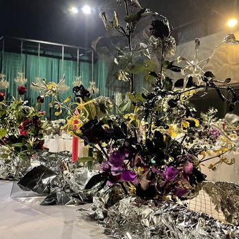 dekorasi pernikahan Sivia Azizah.