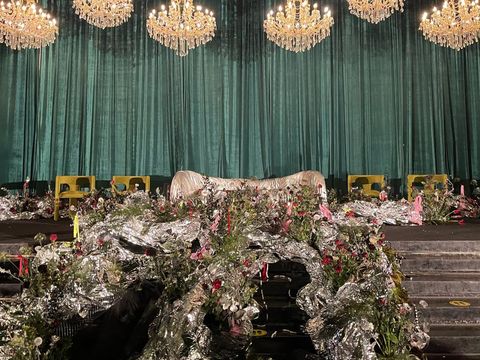 dekorasi pernikahan Sivia Azizah.