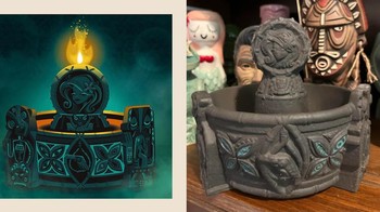 Lampu ukiran di foto dan saat tiba. Foto: Reddit