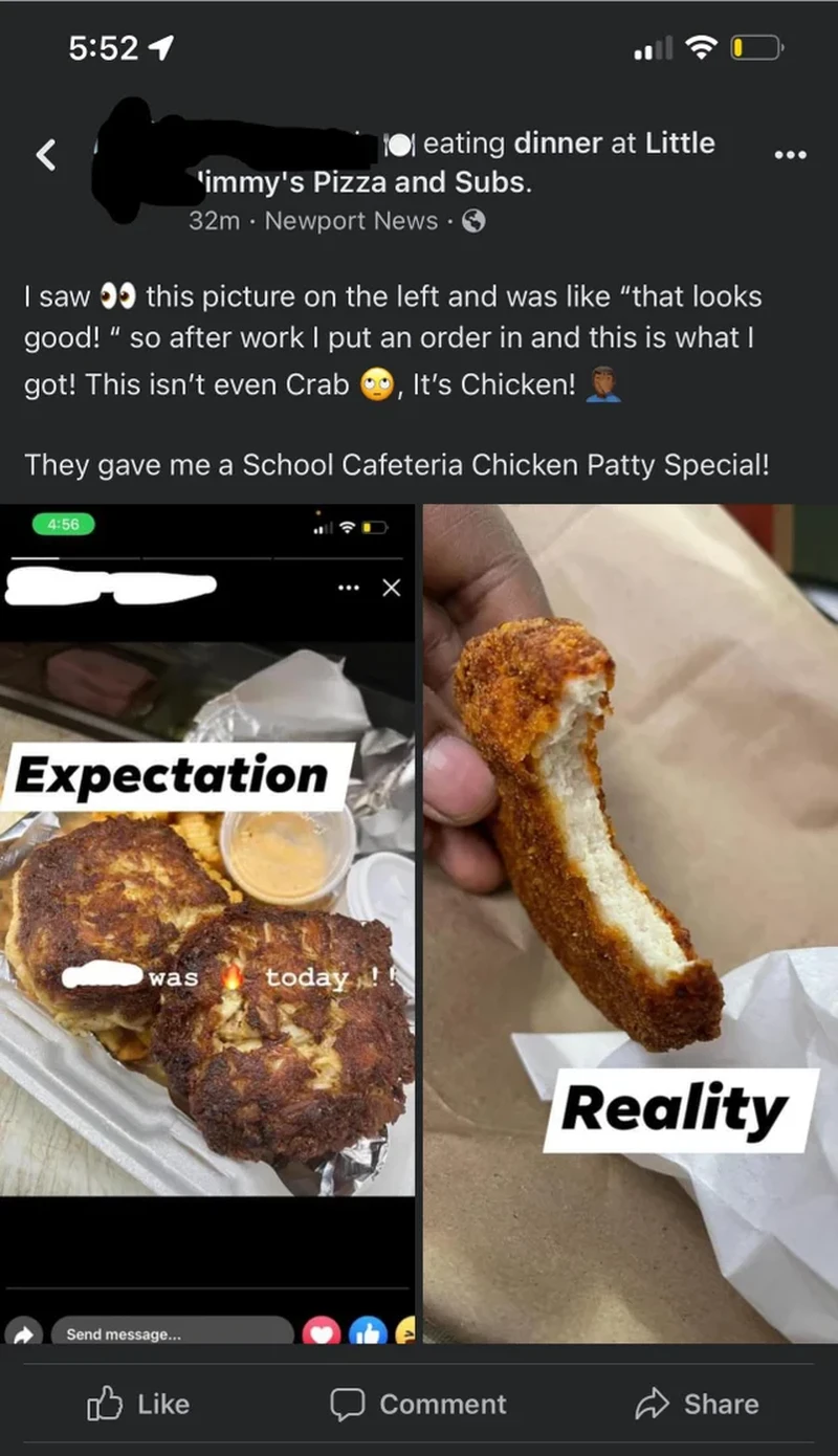 Foto ekspektasi vs realita