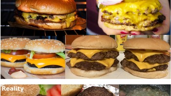 Ekspekatsi dan realita burger. Foto: Reddit