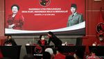Puan dan Prananda Apit Megawati Saat Beri Arahan di Rakernas PDIP
