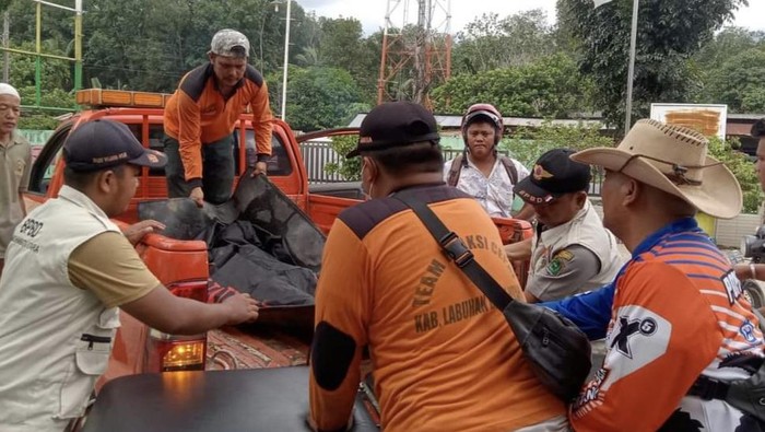 Jasad 2 santri yang hanyut di sungai Labura ditemukan