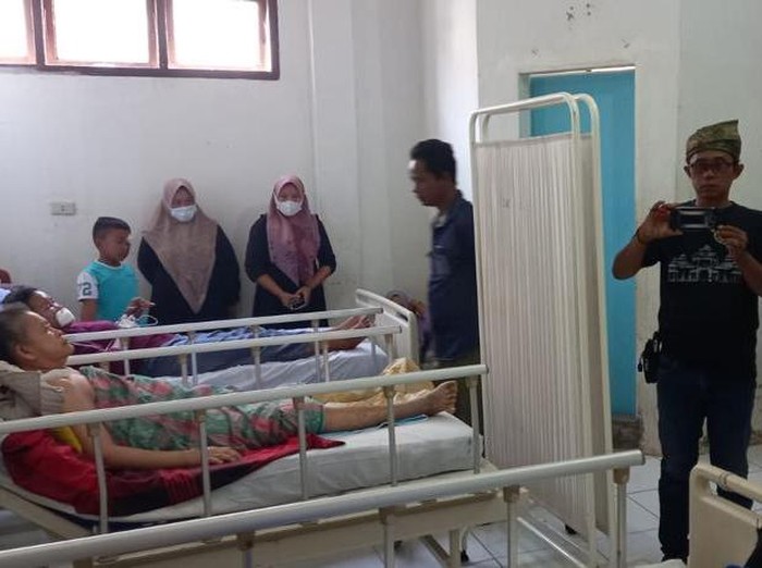 Korban tabrakan maut saat berada di rumah sakit. (foto: istimewa)