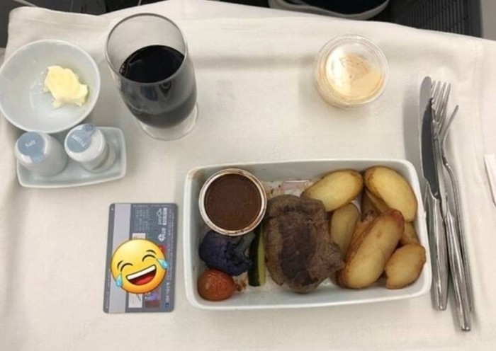 Makanan pesawat zonk di Korean Air