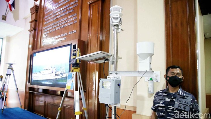 Peringatan 101 tahun Hari Hidrografi Dunia digelar di Mako Pushidrosal, Jakarta Utara. beragam teknologi canggih berbasis kemaritiman dipamerkan di sana.
