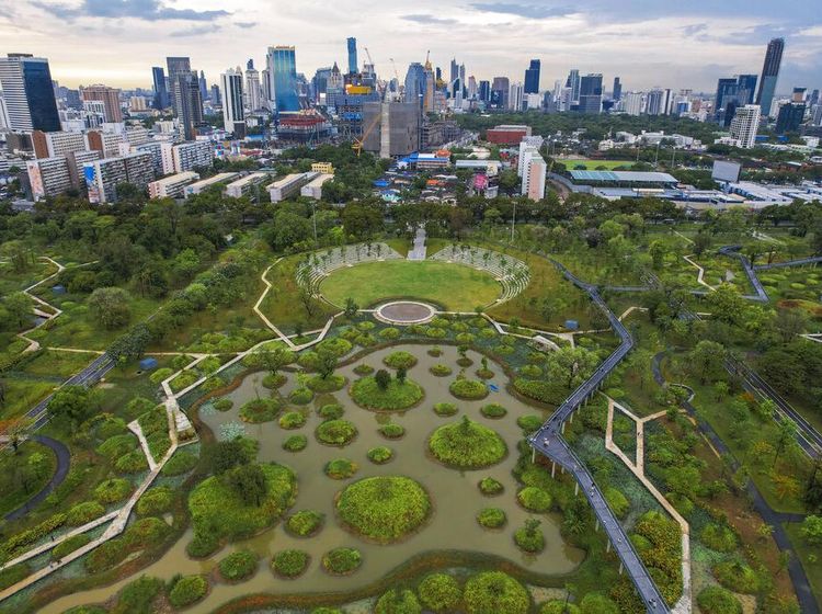 Ciamik, Bangkok Punya Hutan Kota yang Sangat Luas dan Seindah Ini