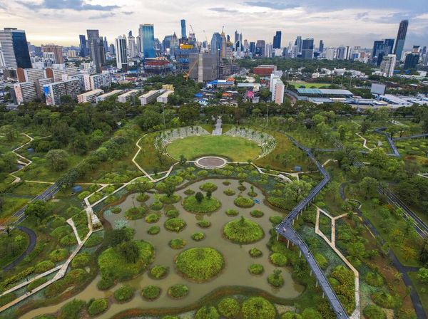 Ciamik, Bangkok Punya Hutan Kota yang Sangat Luas dan Seindah Ini