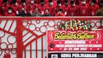 Usai Pembukaan Rakernas II PDIP, Jokowi-Puan-Ganjar Foto Bareng