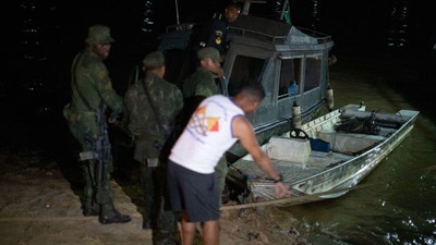 Penampakan Perahu Jurnalis Inggris yang Dibunuh di Sungai Amazon