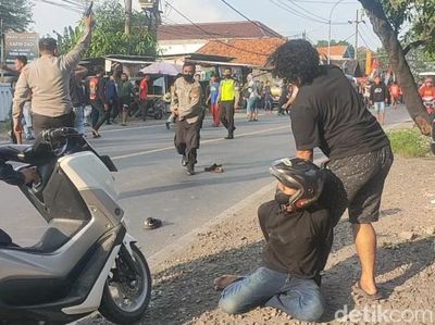 Penangkapan Penyerang Pesilat di Depan Mapolsek Cerme Gresik