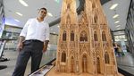 Pengungsi Suriah Bikin Miniatur Gereja Cologne, Mirip Banget Aslinya
