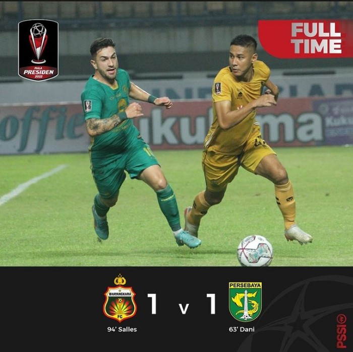 Persebaya Surabaya tergabung dalam Grup C di Piala Presiden 2022. Tim Bajul Ijo bersaing bersama Persib Bandung, Bhayangkara FC dan Bali United.