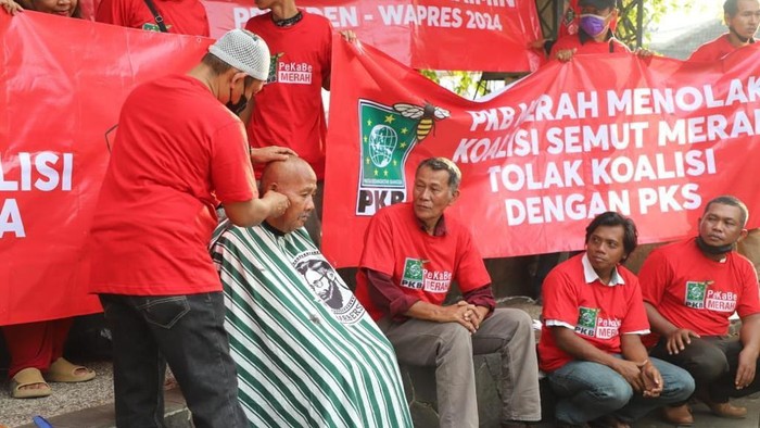 PKB merah Semarang cukur gundul