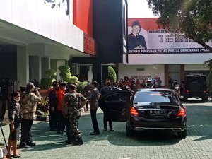 Jokowi Hadiri Rakernas II PDIP di Jaksel