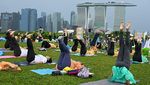 Semarak Perayaan Hari Yoga Sedunia di Berbagai Negara