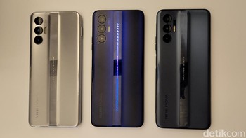 Ada tech Silver, Electric Blue dan Eco Black. Foto: Adi Fida Rahman/detikINET